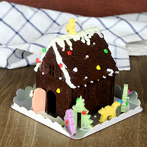 TheStriven 2pcs Casa di Pan di Zenzero Stampo per