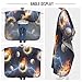 Baseballs Water Flames Haircut Apron Beauty Salon Capes Waterproof, Hair Color Capes for Salon 64.9 In x 55.1 In