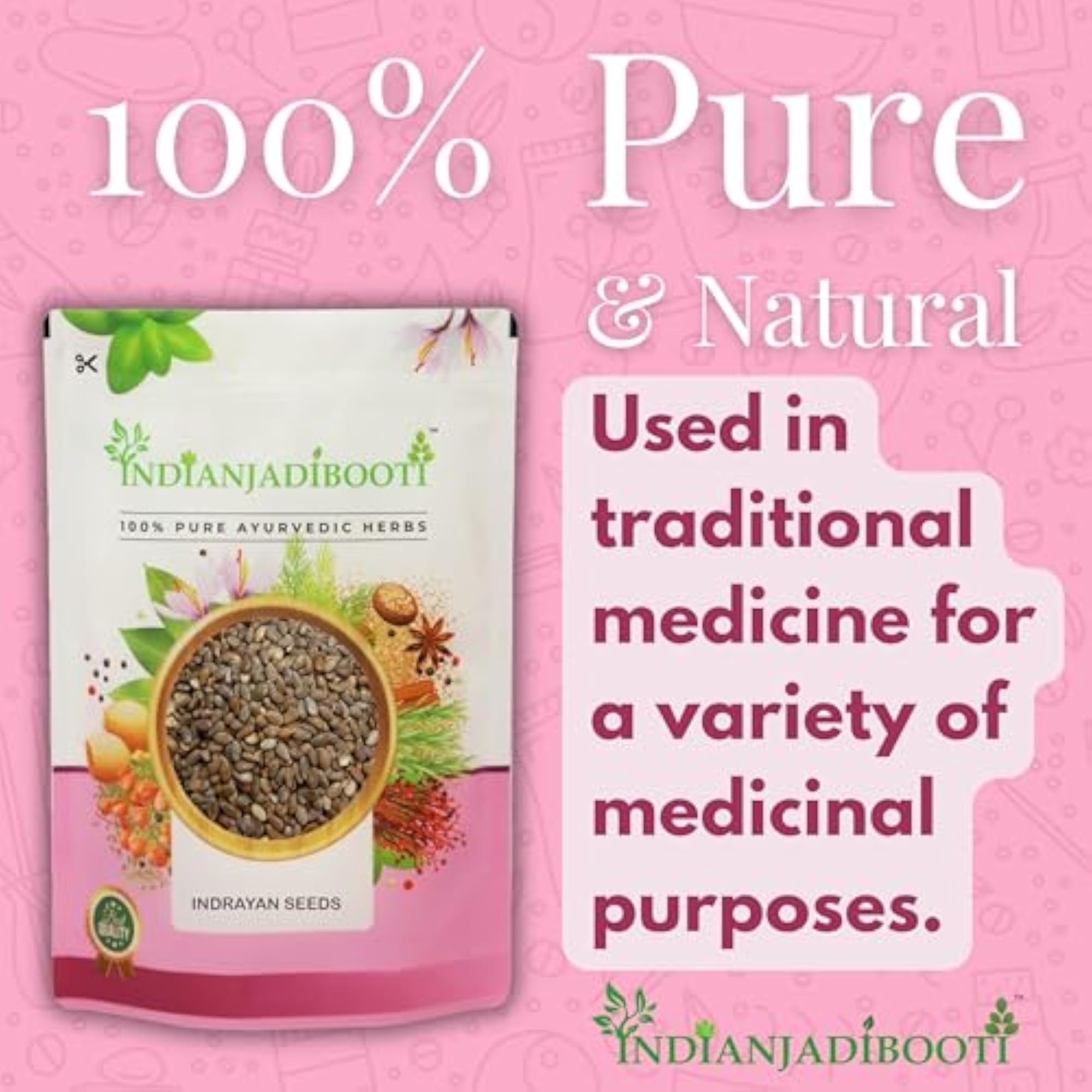 IndianJadiBooti Indrayan Beej Tumba Seeds, 400 Grams