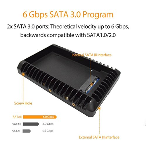 PHEMENG Telaio di montaggio SSD Adattatore