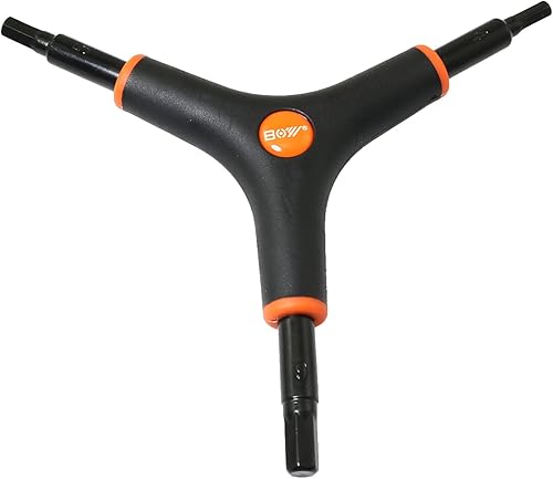 Llave hexagonal de bicicleta en forma de Y 3 vías Allen Llave 0.157 in 0.197 in 0.236 in Bicicleta Ciclismo Torque Llave
