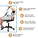 Wonder Comfort Lumbar Support Pillow Memory Foam Cushion for Back Support - Perfect As A Back Pillow & Lower Back Pain Relief, Backrest for Office Computer Chair, Car, Gaming, Couch