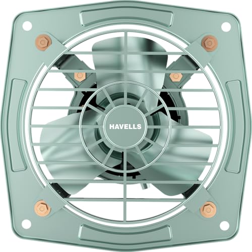 Image of Havells Ventil Air DSP 150mm Exhaust Fan | Strong Air Suction, Rust Proof Body |Suitable for Bathroom, Kitchen, and Office| Warranty: 2 Years | (Pack of 1, Pista Green)