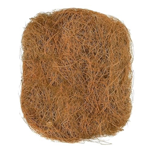 Fibra de coco para pájaros: fibra orgánica para anidar pájaros, material de arena de coco natural | Fibra ecológica segura para casas de pájaros, anidación en jaulas para animales