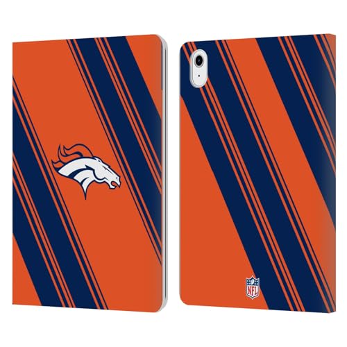 Coque iPad Air 11 NFL Denver Broncos étui portefeuille cuir compatible 2024