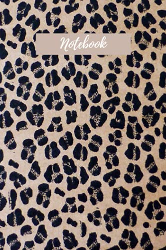Leopard Print Notebook, Journal for Women Journal For Writing: 6x9, 100 pages, leopard notebook wide ruled