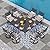PHI VILLA 9 Pcs Patio Dining Sets,Outdoor Table Chair Set for 8 with Outdoor Swivel Chairs and Metal Frame Steel Square Table,Outdoor Dining Furniture with Cushion and Pillow for Garden Lawn Deck