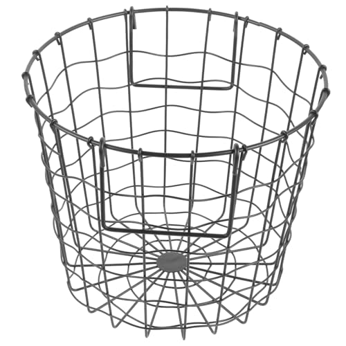 Générique transporteur corbeille feu cube foyer portatif panier rangement panier de rangement box rangement organisateur de bois de chauffage en métal panier de bois de camping le fer Black