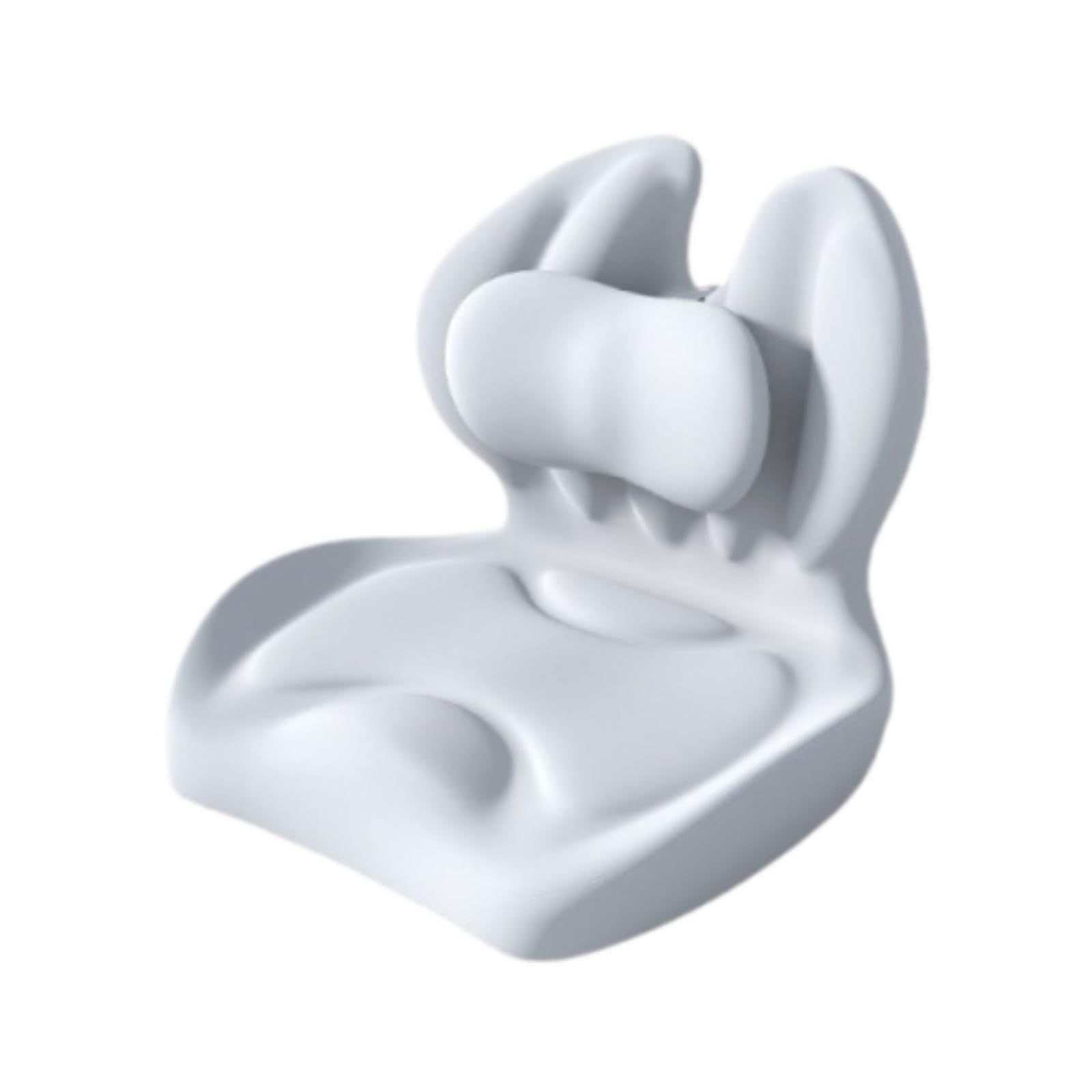 Sharplace Cuscino Sedile in Memory Foam Cuscino Lombare Versatile Morbido Comodo Coperchio Rimovibile di Supporto Posteriore per sedili Auto, Grigio