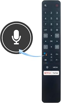 RC901V FMR1 Replaced Voice Remote Control fit for TCL Smart TV 55S430