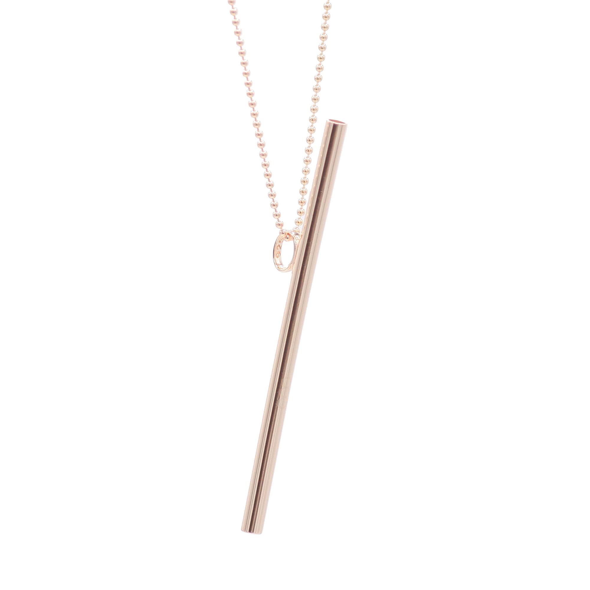 OOVO Outil de formation vocale et de thérapie en paille (or rose vermeil)