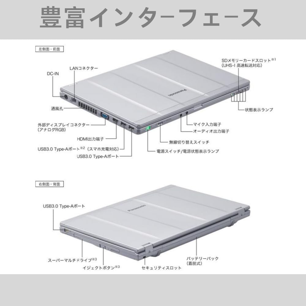 Amazon.co.jp: 【整備済み品】パナソニック(Panasonic) 軽量 ノート