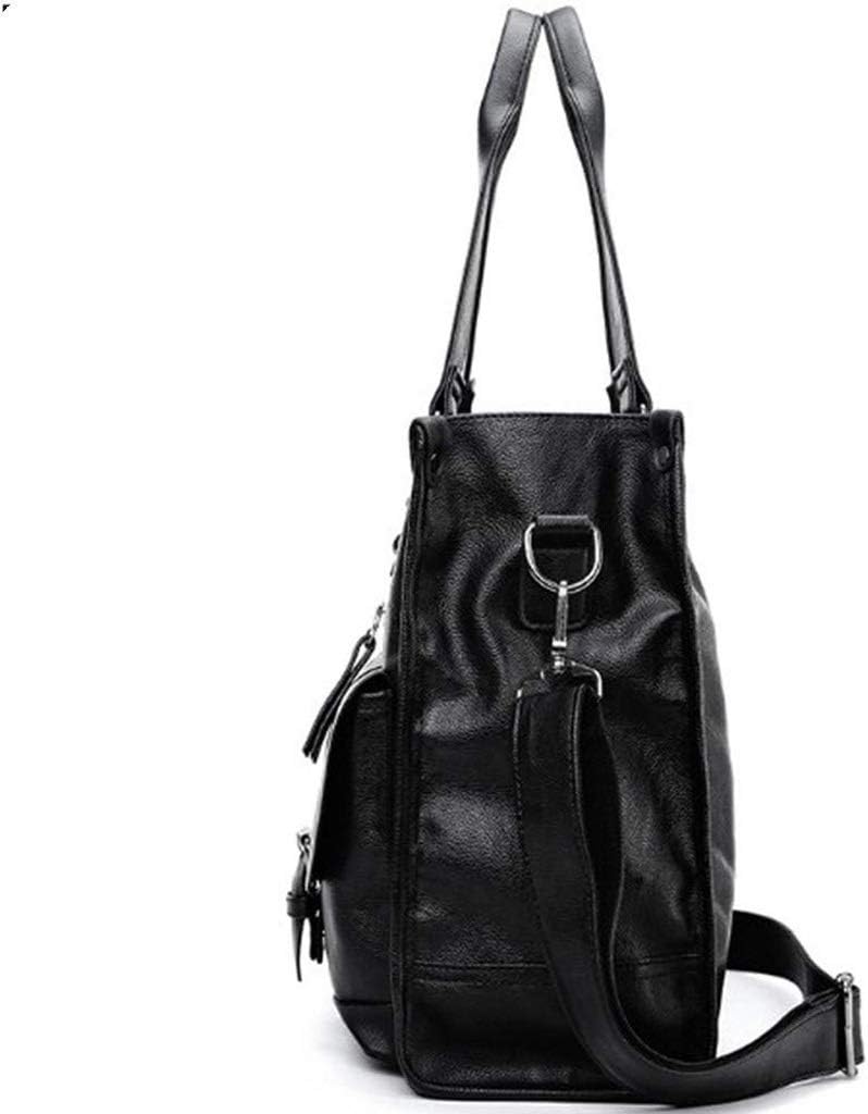 SIDUFHAOPKLL Business Shoulder Bag- Leather Briefcase Messenger Bags Laptop Handbag for Men image 5