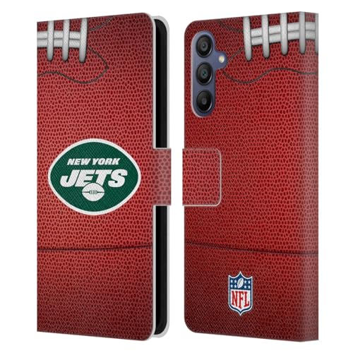 Carcasa New York Jets Samsung Galaxy A15 funda de cuero con soporte