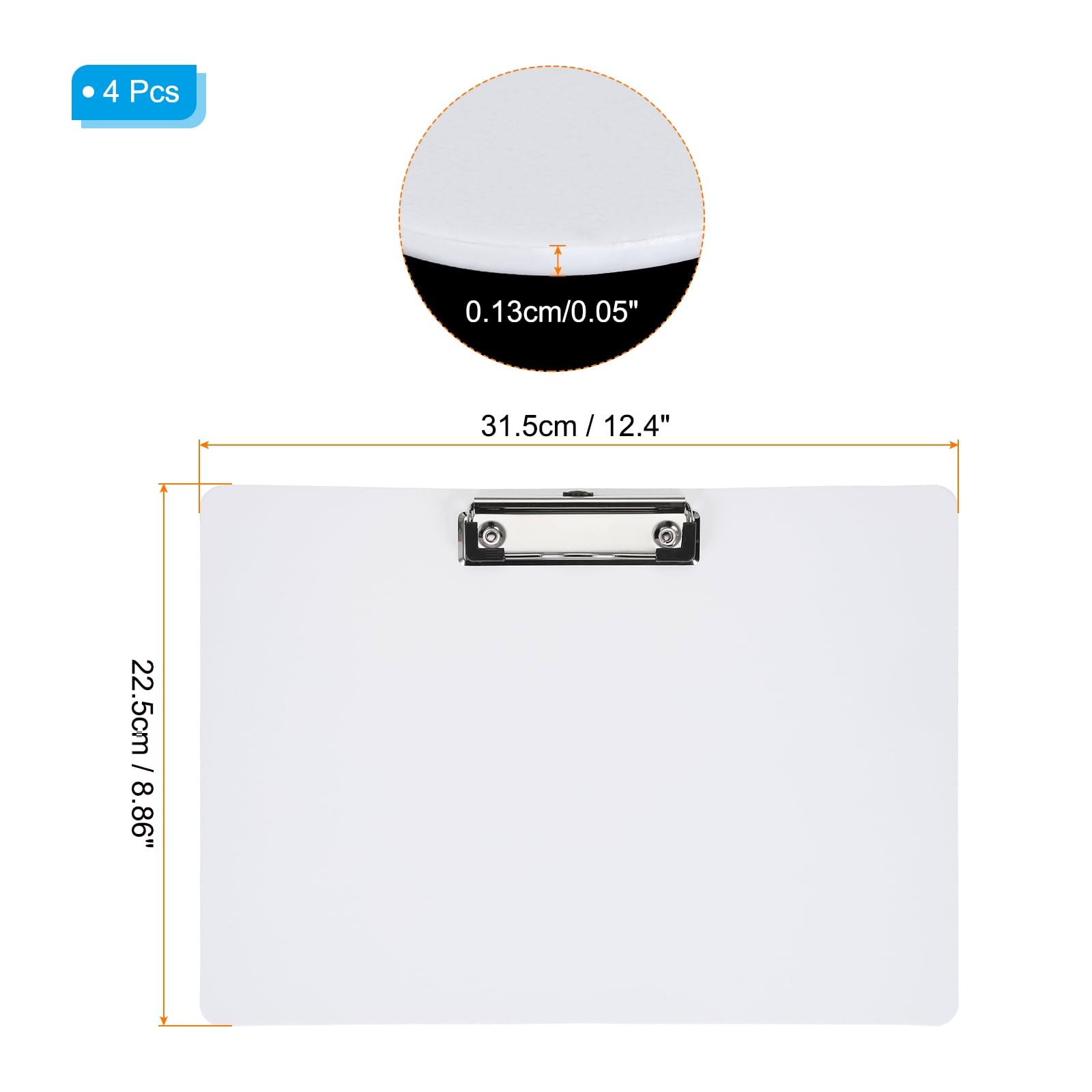 PATIKIL 8.86 x 12.4 Inch Clipboard Landscape - Image 2