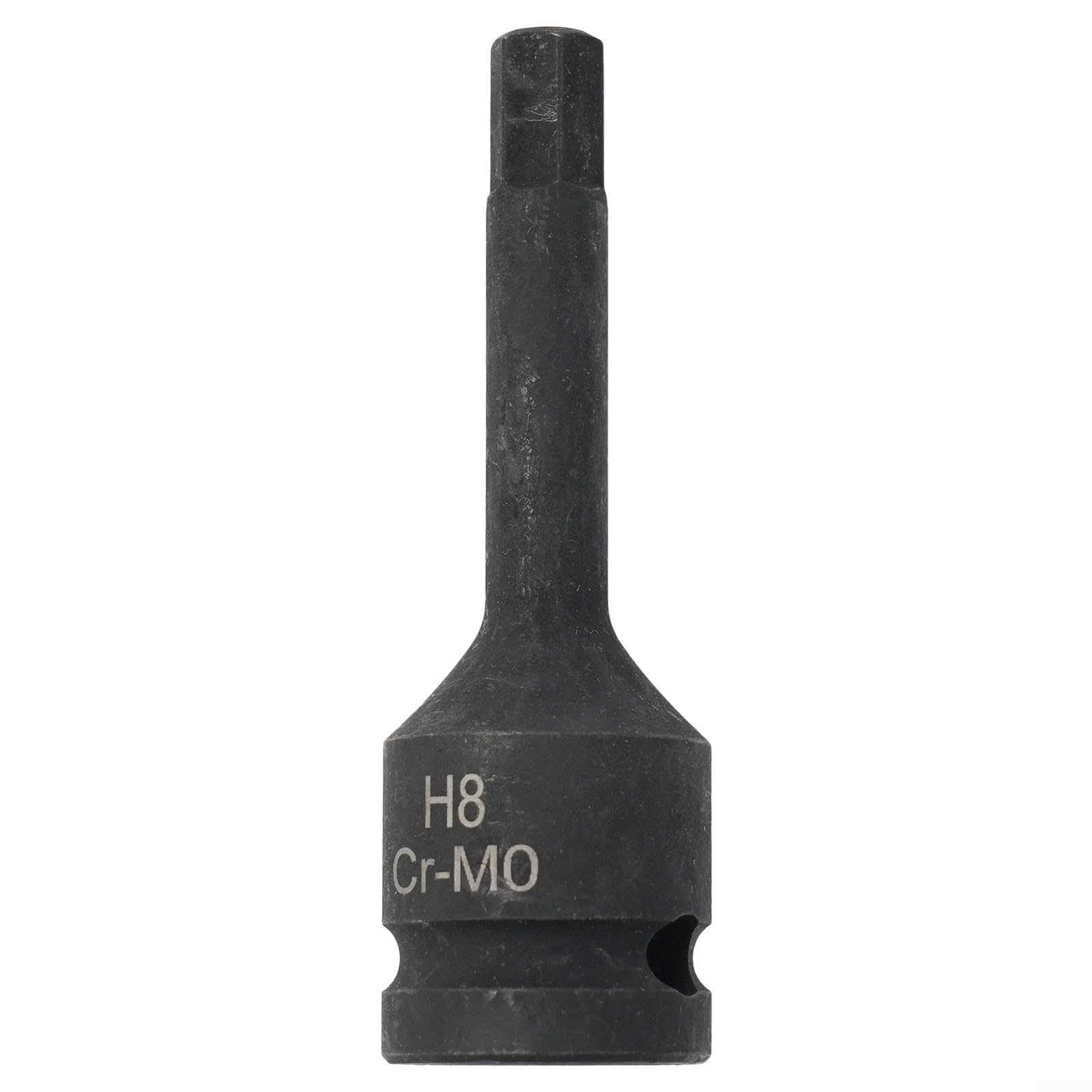 Alloy Steel Electric Drill Socket Adapter 1/2 Inch Square Drive Hex Head for Air Wrench(H8)