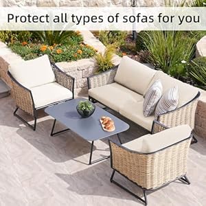 8Pcs Stretch Patio Cushion Covers Outdoor Cushion Covers,for Outdoor Couch Cushion Covers Replacement,Outdoor Sofa Covers Patio Slipcovers Couch Cover,Washable Furniture Cover (Beige, Cover Only) 8Pcs Stretch Patio Cushion Covers Outdoor Cushion Coversfor Outdoor Couch Cushion Covers ReplacementOutdoor Sofa Covers Patio Slipcovers Couch CoverWashable Furniture Cover Beige Cover Only