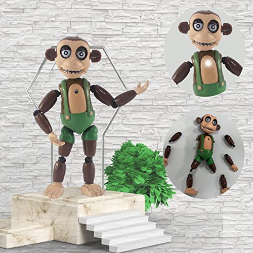 Themaz 8Pcs/Set 6.3In Inspired By Game Five Night At Freddys Toys Bonnie Blue Mascot Fnaf Action Figure Dolls Light Figures Toys With Movable Joints Cake Decoration For Children #TOP6