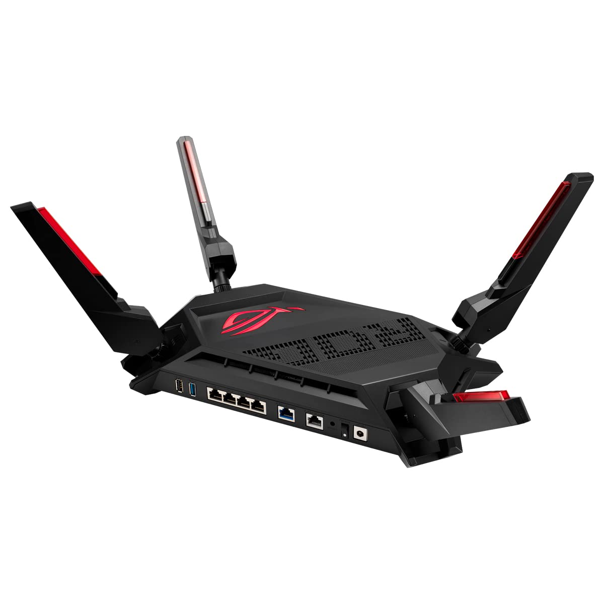 ASUS ROG Rapture GT-AX6000 Dual Band WiFi 6 Router Estendibile Gaming, Due Porte Ethernet 2.5G, VPN Fusion, Game Boost, Sicurezza di Rete Per Tutti Dispositivi, WPA3, AiRadar, Open NAT, Nero
