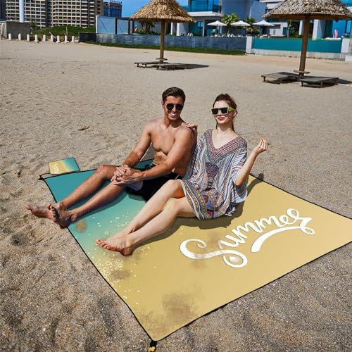 Tapis de plage anti-sable à séchage rapide et bâche imperméable - 8