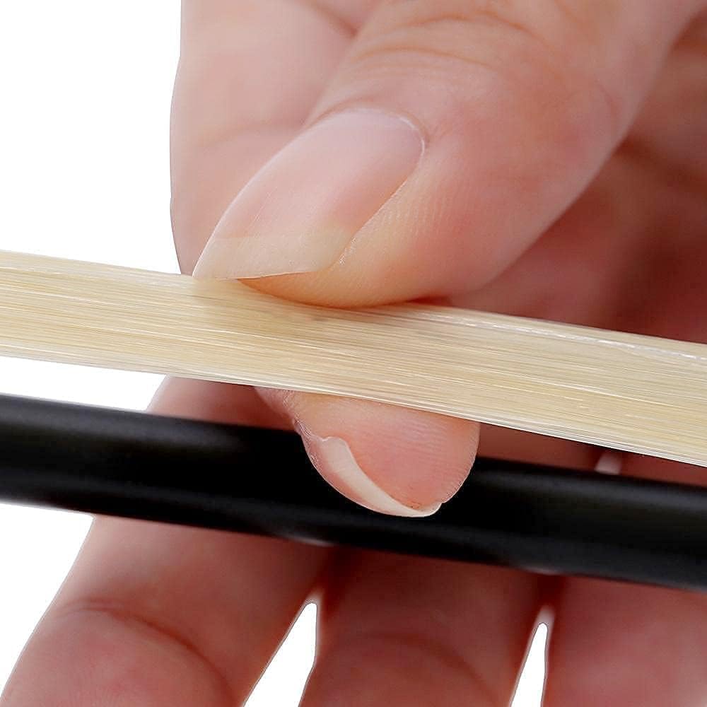 250 grams High Quality white horse tail For Cello Viola violin bow hair Horse hair 80cm (80cm)