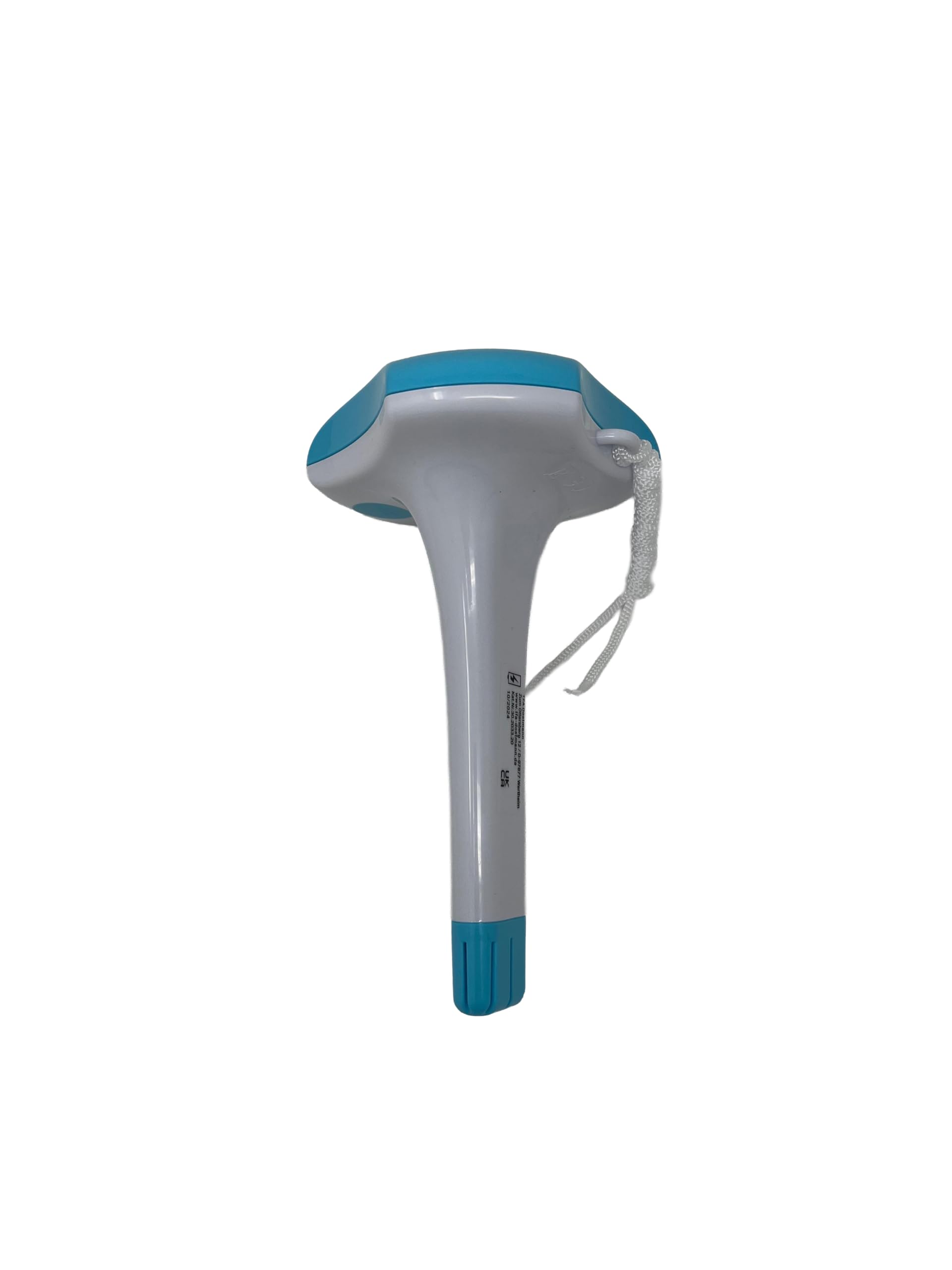 TFA Dostmann Thermomètre de Piscine Numérique Solaire Flottant 30.2033.20 Blanc-Turquoise