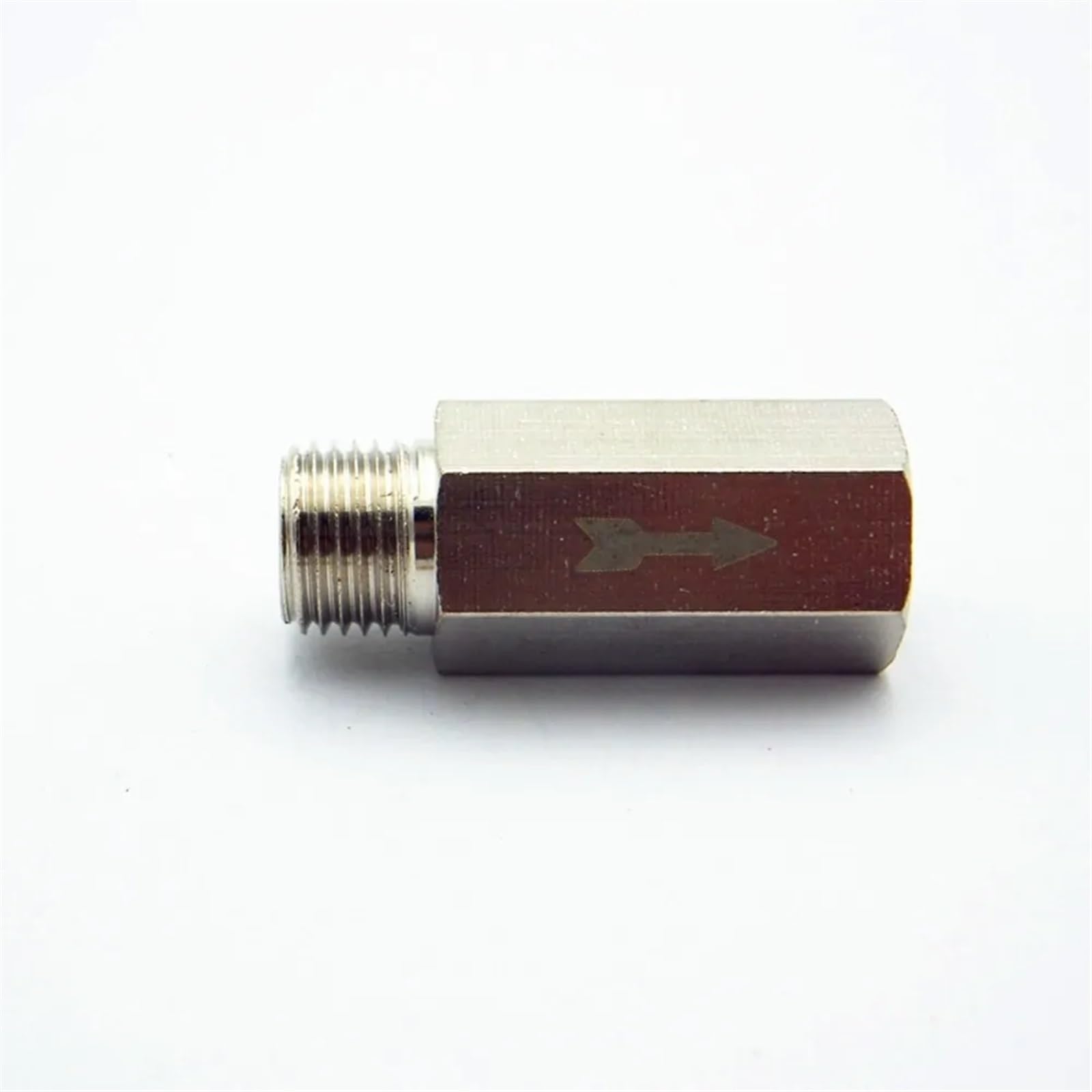 Clapet anti-retour pneumatique en laiton, 1/8 "1/4" 3/8 "1/2" BSP mâle à femelle, clapet anti-retour à sens unique à Port complet for l'air, l'eau, le pétrole et le gaz (Size : 1/2")