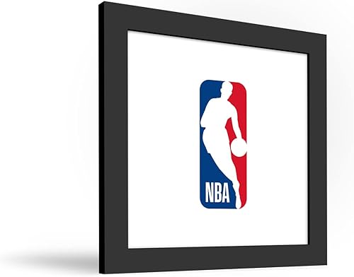 Miniatura 2 de Trends International Gallery Pops NBA Logo - Póster de pared de Logoman, 12 x 12 pulgadas, versión enmarcada en negro