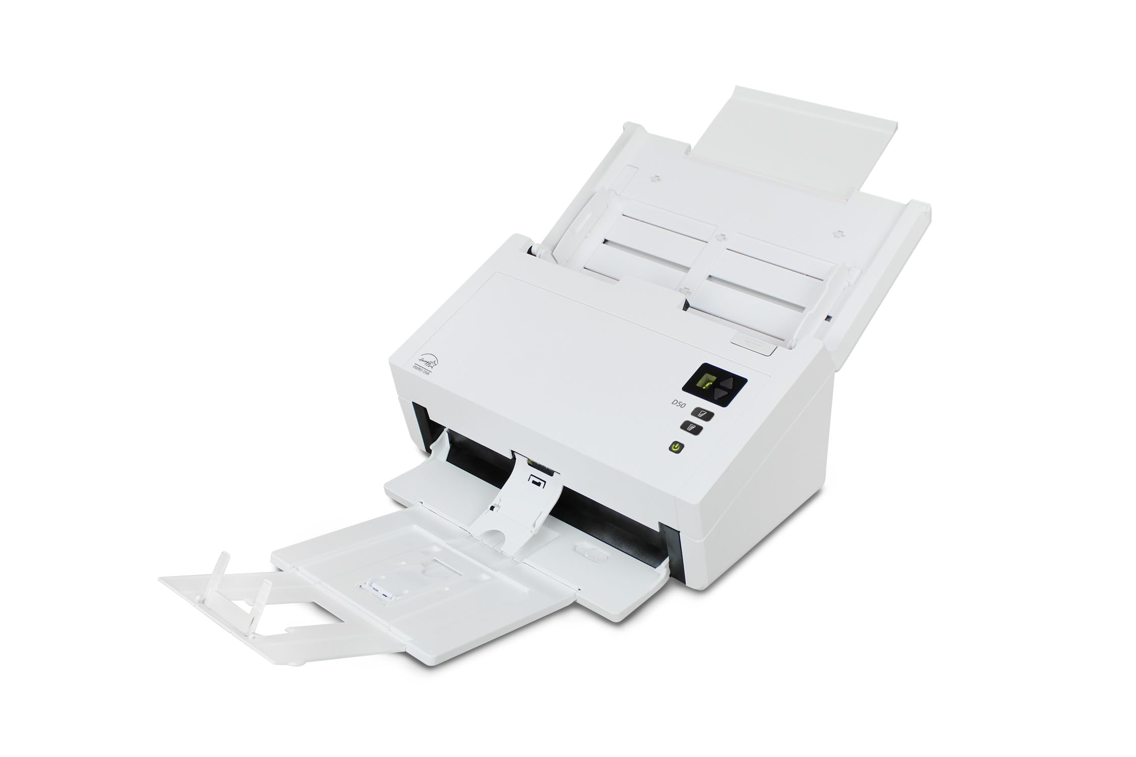 Xerox D50 duplex document scanner for PC and Mac, 120-page ADF, 70 ppm @ 200 dpi, Visioneer & ABBYY software included, 3-year warranty