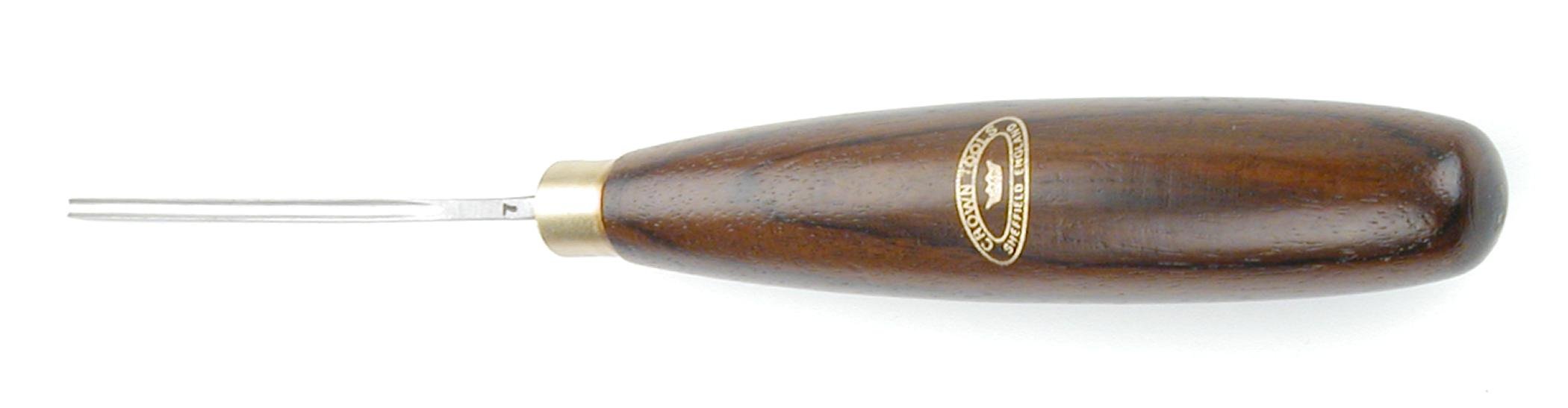 Crown Tools 2231 / Big Horn 22310 1/8 Inch - 3mm Straight Gouge