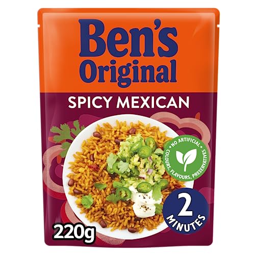 BENS ORIGINAL Spicy Mexican Microwave Rice Pouch 220g - Serves 2