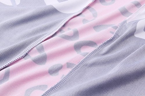 Uriah Women's Cycling Jersey Short Sleeve Cat Pink Size M(Cn) #TOP4