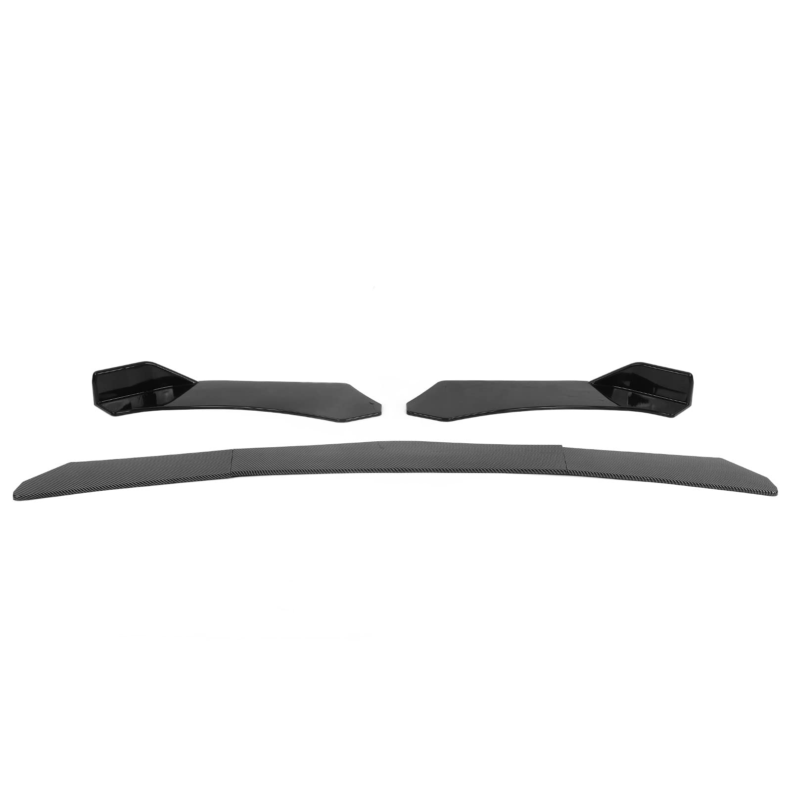Fydun 5 Sztuk Przedni Spojler Zderzaka Body Kit Spoiler Air Chin Body Kit ABS Lip Splitter Spoiler Dyfuzor Canard Protector dla Universal Car