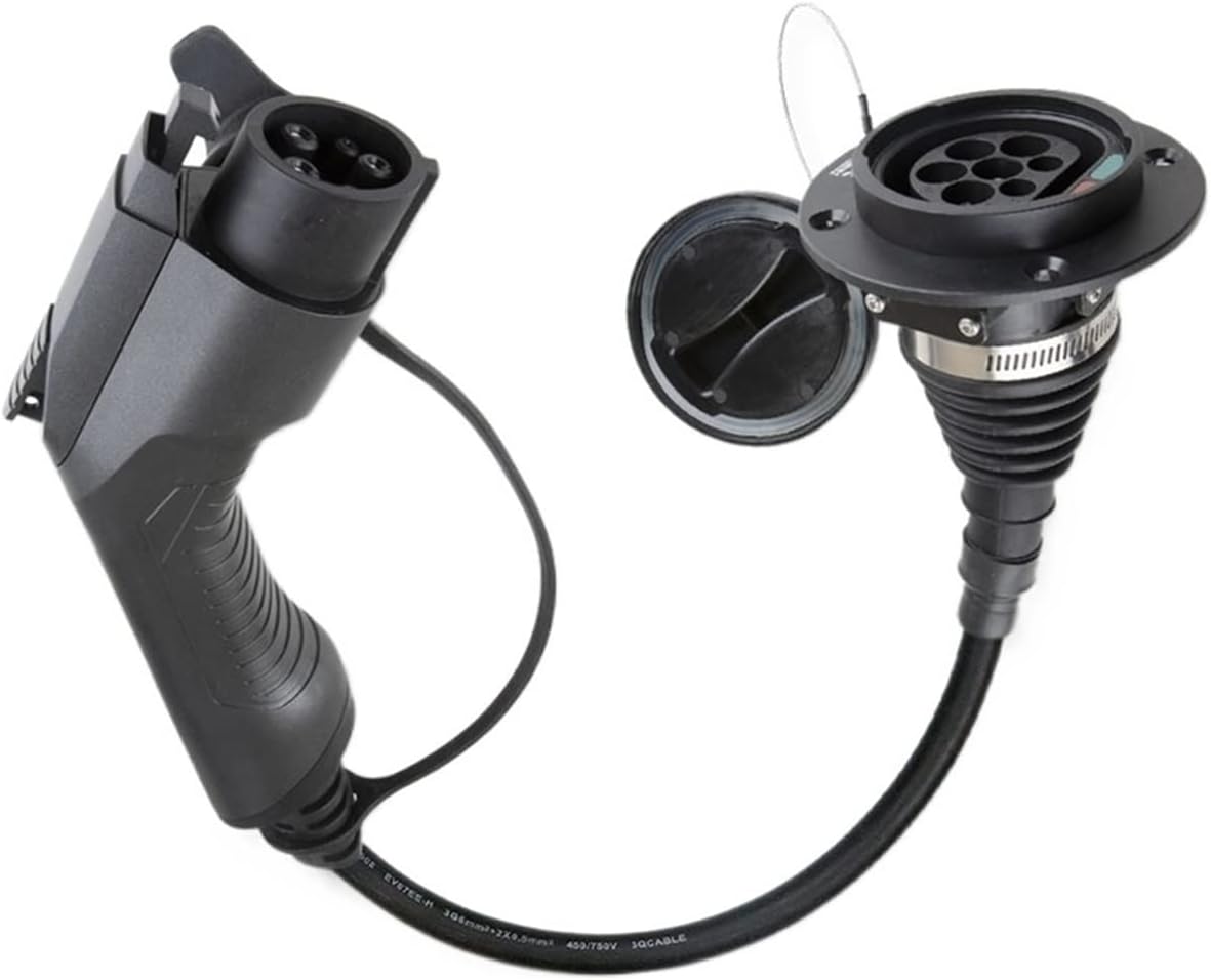 Electric Vehicle Charging Stations EV Charger Adapter EVSE Charging Cable Type2 Inlet to Type1