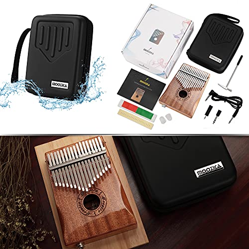 Moozica – Piano à pouce EQ Kalimba à 17 touches – En bois massif – Kalimba électrique professionnelle – Avec capteur… - Les Beatles, Paul McCartney, John Lennon, RIngo Starr, George Harrison Moozica - Piano à pouce EQ Kalimba à 17 touches - En bois massif - Kalimba électrique professionnelle - Avec capteur… – Image 6
