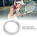 Yuecoom Tennis String Racket String, 12.2m 1.30mm Tennis Rackets String Elastic String Awl for Tennis Nylon Titanium Tennis Racquet Wire Replacement for Sports(White)