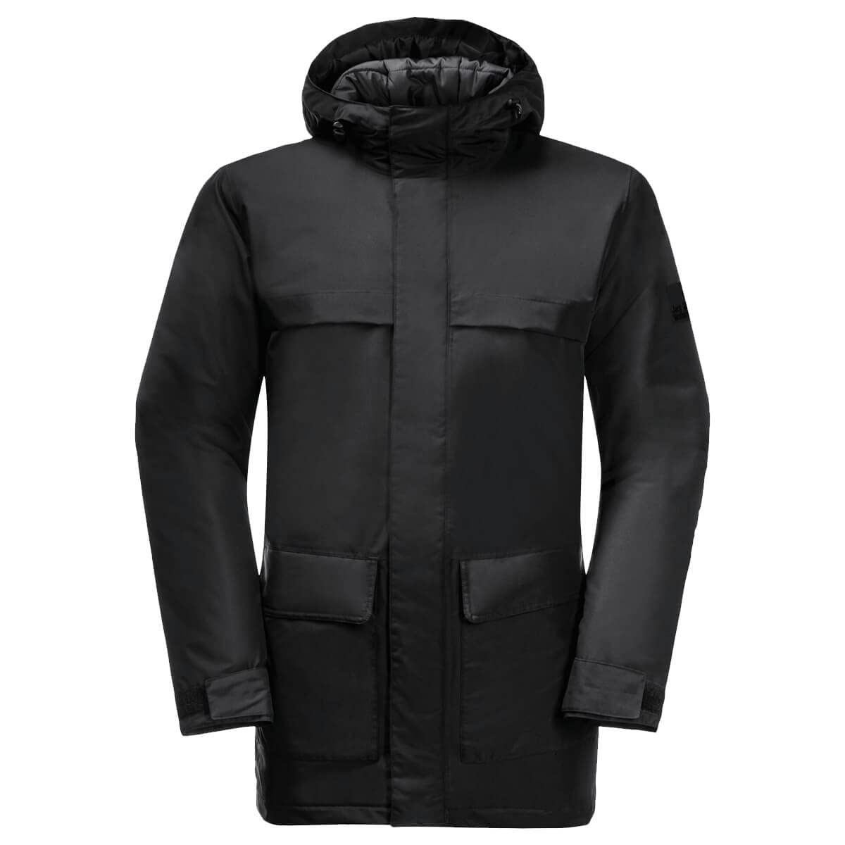 Jack Wolfskin Winterlager kurtka parka, czarna, S męska