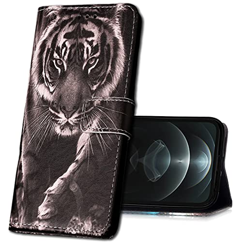 IMIRST Cover per Moto G30, Flip Case Moda Bello