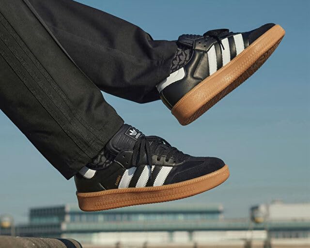 Image of adidas Samba XLG Men's Sneakers, Core Black /Cloud White /Gum, Size 7.5