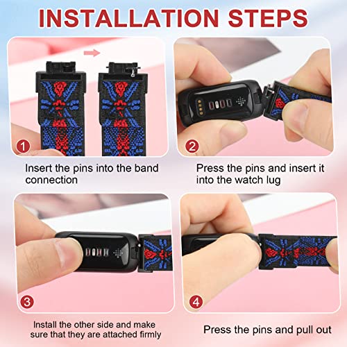 enkic 3 Pack Elastic Strap Compatible with Fitbit Inspire 3/Inspire HR/Ace 3 - Image 4