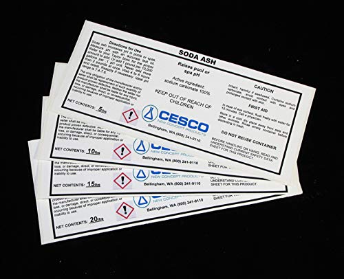 Cesco Sodium Carbonate - Soda Ash for Pool, Laundry, Tie-dye (15 lbs) - Thumbnail 2