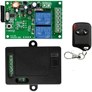 AC 110V 220 V 2CH 2CH Radio Controller RF Wireless 10A Relay Remote Control Switch 433 MHZ Transmitter+ Receiver for Garage - (Color: Blue, Size: 433mhz)