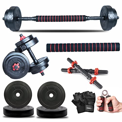 Image of StarX Home Gym 8KG Dumbbell Set With Acc & ConnectorRod Adjustable Dumbbell