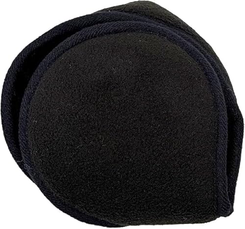 Winter Men Earmuffs, Big Size Foldable Polar Fleece Ear Warmers Women Adjustable Ear Muffs for Outdoor Activities (Grey)