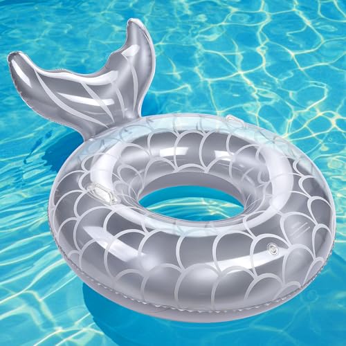 MoKo Pool Float Adult, Inflatable Swim Ring Tube Floaties with Handles - image 1