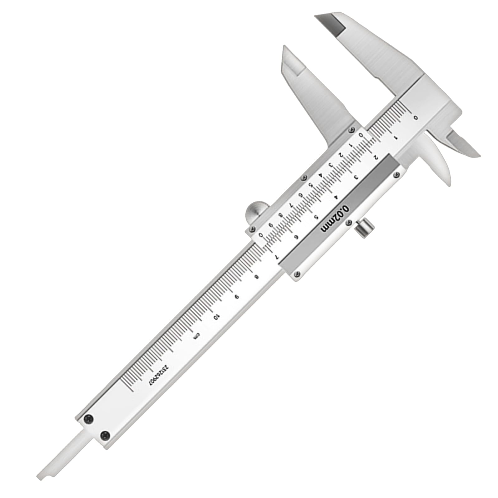 Calibrador de acero inoxidable de tamaño pequeño para joyas, monedas, piedras preciosas, calibre vernier de 0 a 100 mm, alta precisión