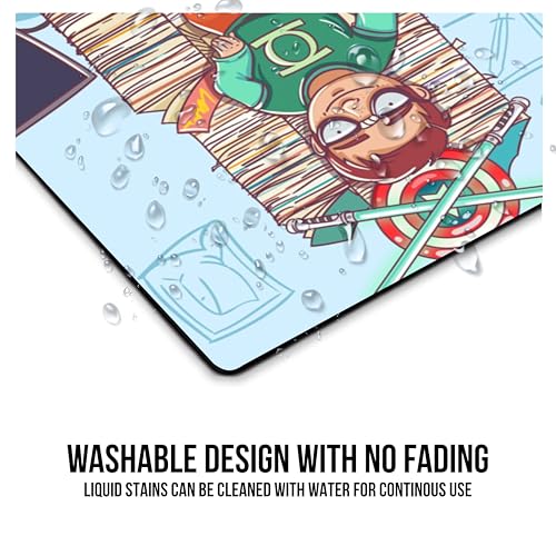Image of Paper Plane Design - Geek Nerd - Anti Skid Non Slip Rubber Mouse Pad of Computers. Size - 9 x 7 inches.d32