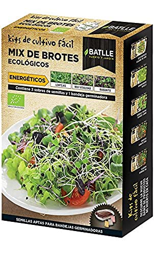 Semillas Batlle Kit Cultivo Fácil - MIX BROTES energéticos - ECO