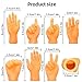 RAFIYU mini hände Fingerpuppen，14 Stück kleine Hände，tiny Hands，Hände Fingerpuppe Set, Gummi Fingerpuppen，Linke und Rechte Hand，Finger Puppets Streichspielzeug für Haustier，Katzen, Kinder，Spiele Party
