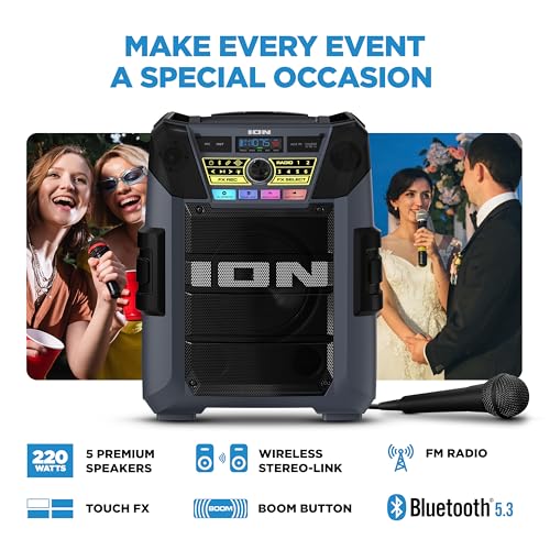Ion BLOCK ROCKER XL Portable Bluetooth Outdoor Party Speaker thumb #1
